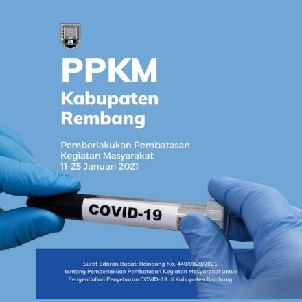 PPKM Kabupaten Rembang